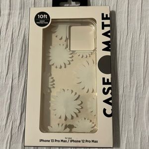 iPhone 12/ 13 Pro max clear flowered case NIB